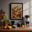 Mountains in Relief Rustic - Framed Print-85770442-85770446
