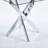 Dining Table with cross metal leg
