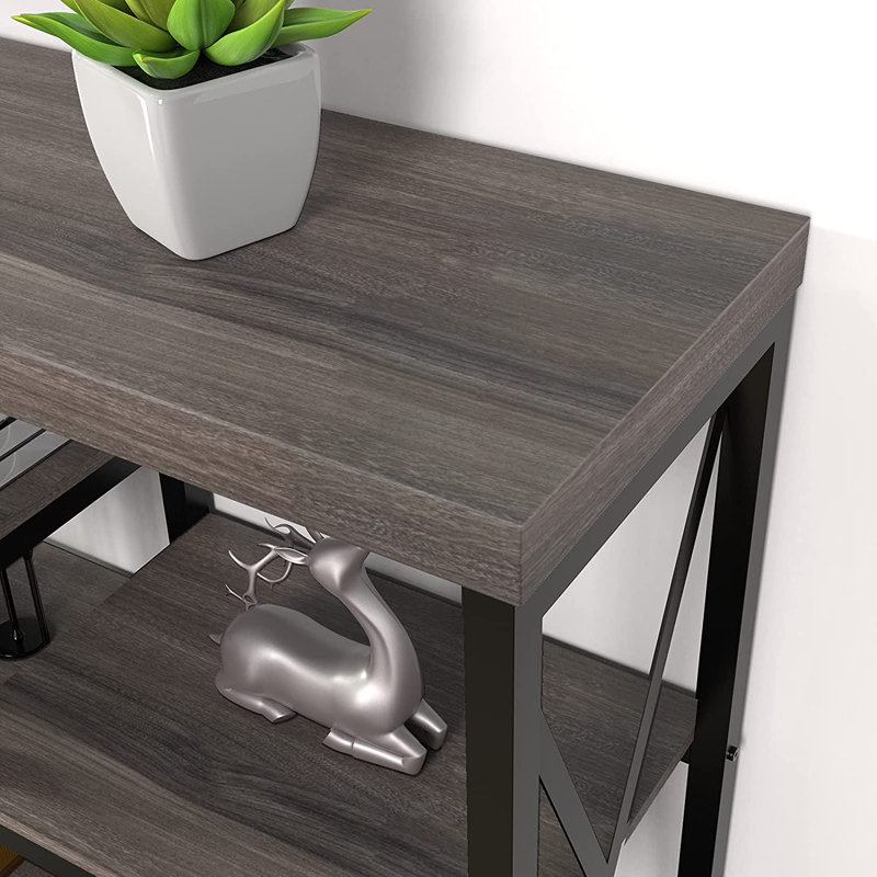 Console de 55,1 po, Gris, Noir