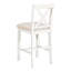 Ensemble de table de bar en bois à hauteur de comptoir classique avec 2 tabourets et 2 chaises-1026066833-1026066835