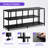 Modern Metal Steel TV Stand For Tvs Up To 60" With Open Storage Shelves For Living Room