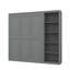 Lit escamotable mural polyvalent avec tablettes intégrées-1671737113-1671737112