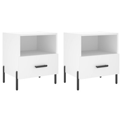 Abtal 40cm W Iron Bedside Table