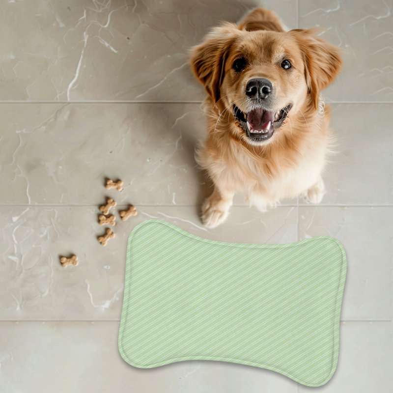 Gentle Beam - 1 Piece Bone Shape Feeding Mat