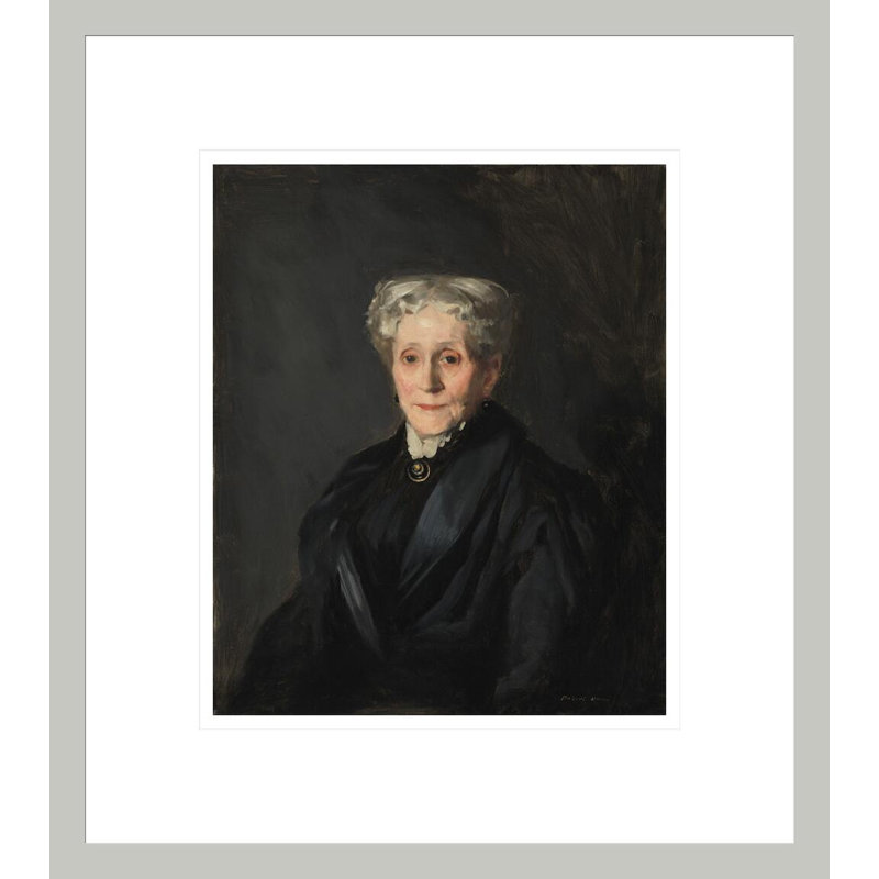 Mme. George Cotton Smith par Robert Henri, impression giclée sur cadre, 15.49" H x 13.75" W