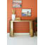 Console ovale en laiton Kalalou