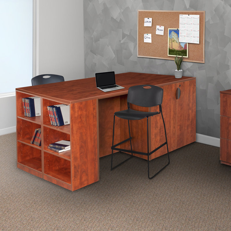 Nebih Standing desk, Cherry