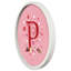 «Valentine Things Monogram - P Round», reproduction encadrée
