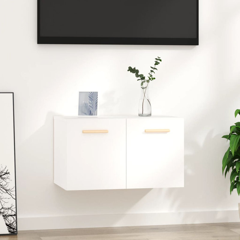 Izziah Floating Shelf, White