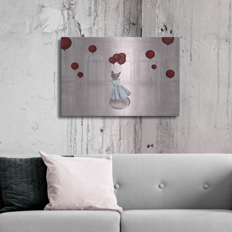 "Ball avec des ballons" par Daniela Nocito, H 24 po x l 36 po