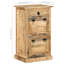 8 Pair Solid Wood Shoe Rack