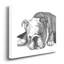 « Gracie The Bulldog »-impression sur toile-418574424