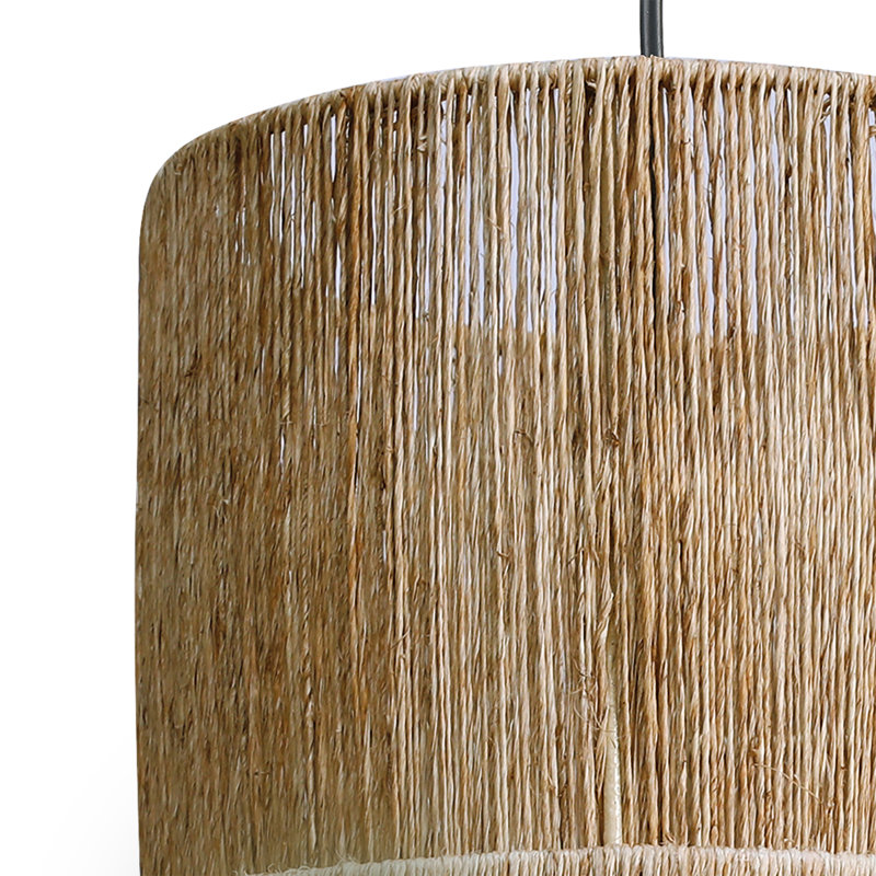 Luminaire suspendu 1 lumière de 16 po Cocar - naturel