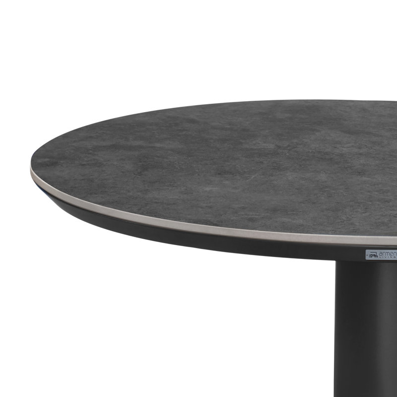 Ensemble de salle à manger d'extérieur 5 pièces avec table de bar et chaises en corde frittée Clarke, 4