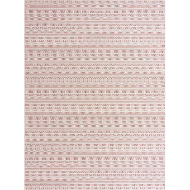 Tapis d'extérieur scintillant couleur brique, Rectangle 10 pi x 13 pi
