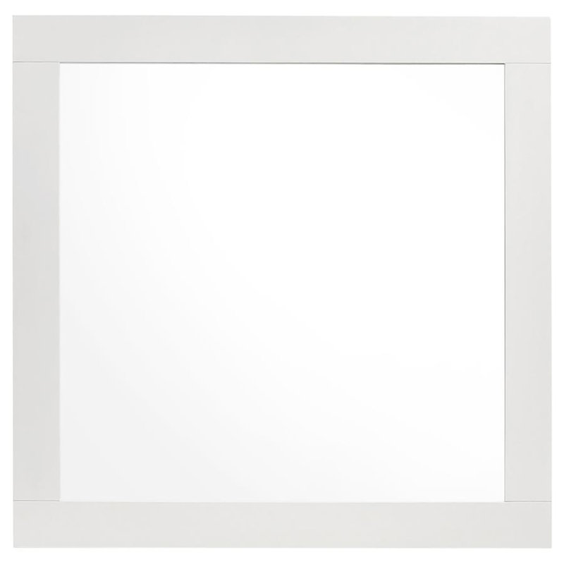 Miroir pour commode Hiser, Blanc