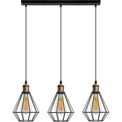 3 - Light Black Pendant