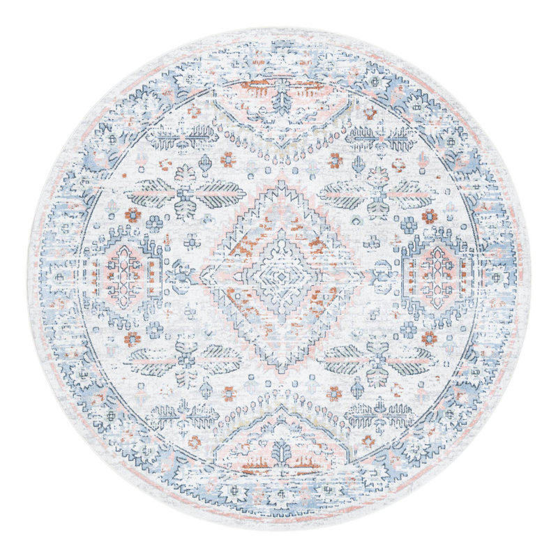 Tapis oriental Langley Street® Massie, Rond 7 pi 10 po