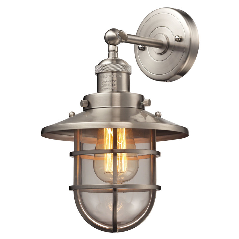 Aiyana 13'' High 1-Light Sconce - Satin Nickel