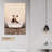 Bath and Laundry Rustic Cow Bathroom, Cabin/Lodge and Canvas Wall Art Print for Bath-50962616-50962608