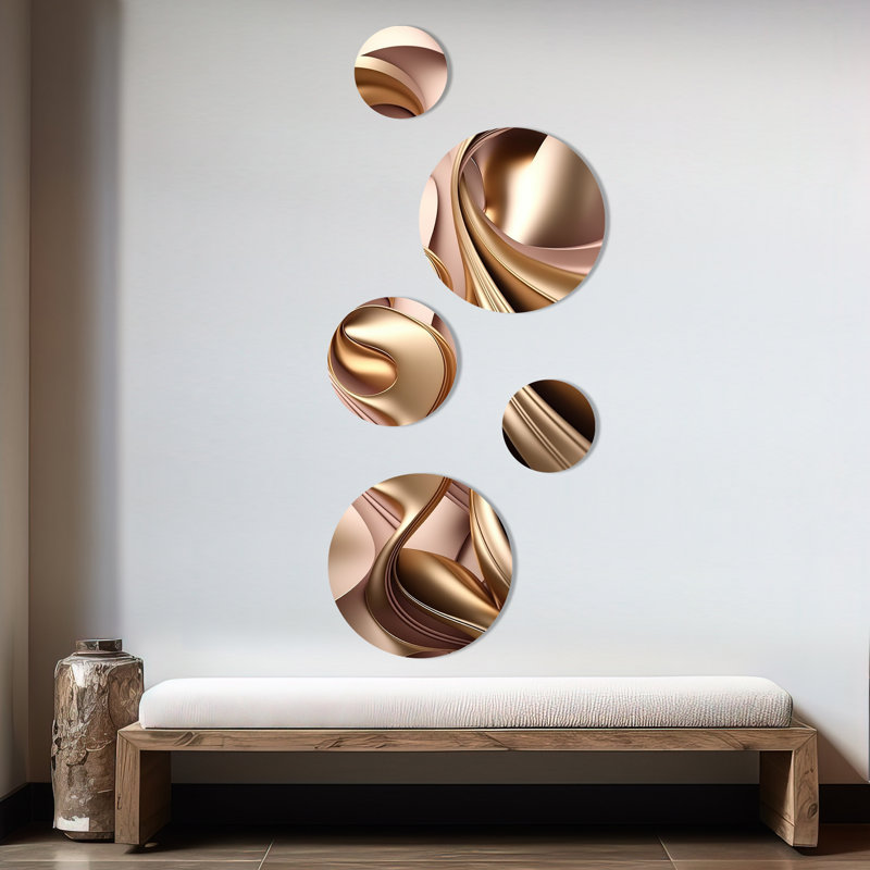 Abstract Wall Decor on Metal