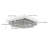 17.71" Modern Square Crystal Infinitely Dimmable Ceiling Light With Remote Control