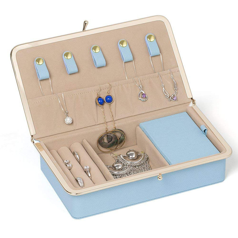 Boîte à bijoux pour bijoux, Bleu