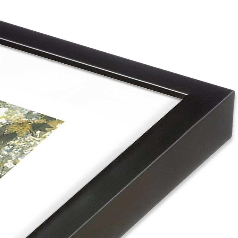 «Market Treasures», dans un cadre doré poli, Cadre simple en zinc patiné, H 15,25 po x l 12,25 po x P 1,25 po