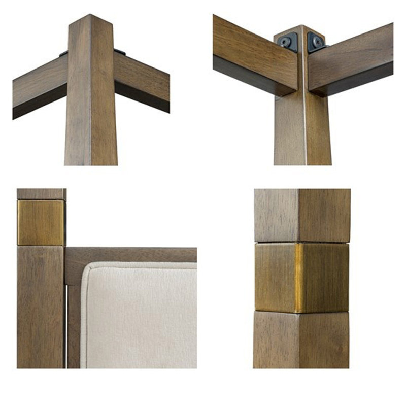 Canopy Bed Queen Brown See Below