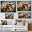 «Dinosaur Prehistoric Legacy Pastoral III», reproduction sur toile-1882156403-1882156364