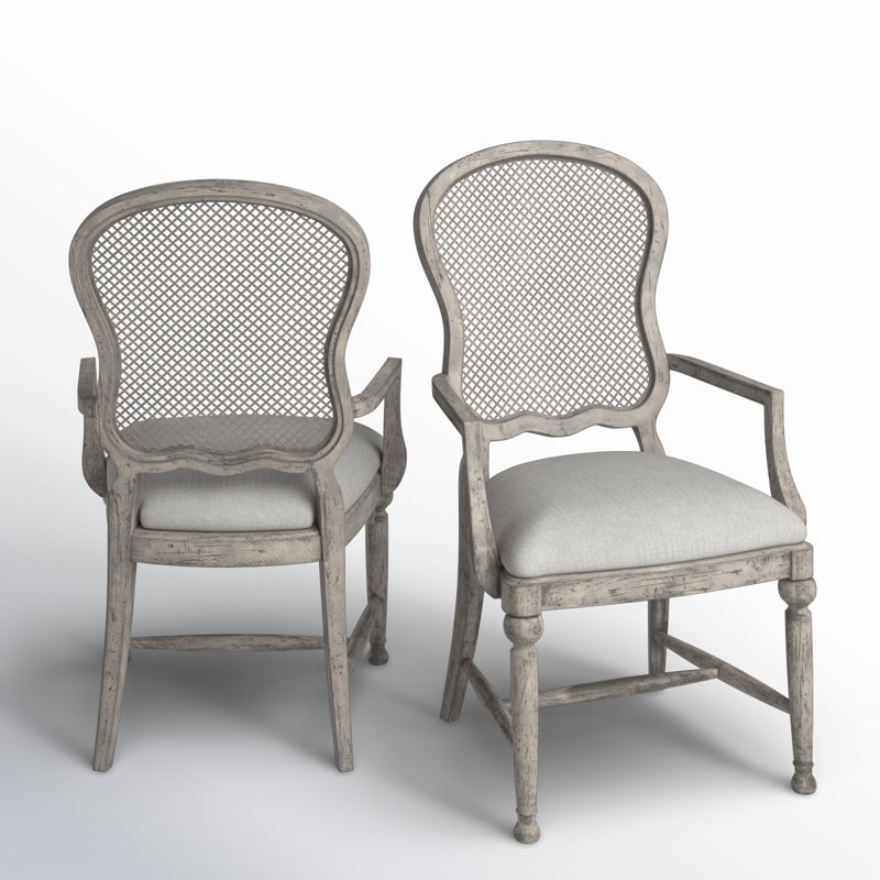 Boheme Gaston Metal Back Arm Chair