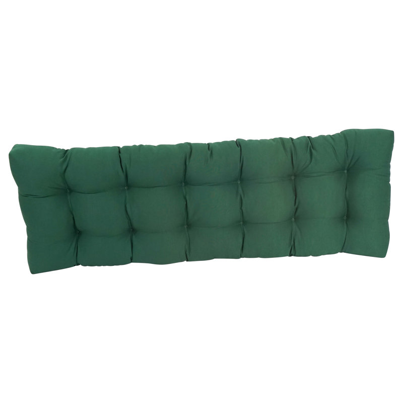 Outdoor 4.5'' Bench Seat Cushion, 51" W x 19" D, Forest Green