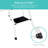 4 Step Ladder Folding Sturdy Lightweight Portable Step Stool