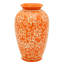14" Bright Yellow Tung Chi Vase-1022434120