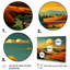 Minimaliste Indiana Farm Countryside II - granges, art mural-1614914226-1614914176