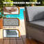 Outdoor Garden Furniture Set 4seater Rattan Wicker Conservatory Sofa Table Chair-19599380-19599381