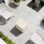 Table d'appoint d'extérieur MGO, beige