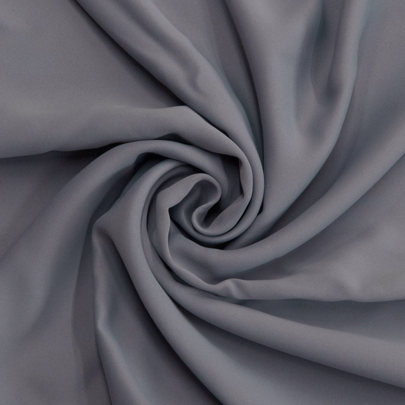 Flame Retardant Thermal Insulated Blackout Curtain, 52" W x 84" L, Gray