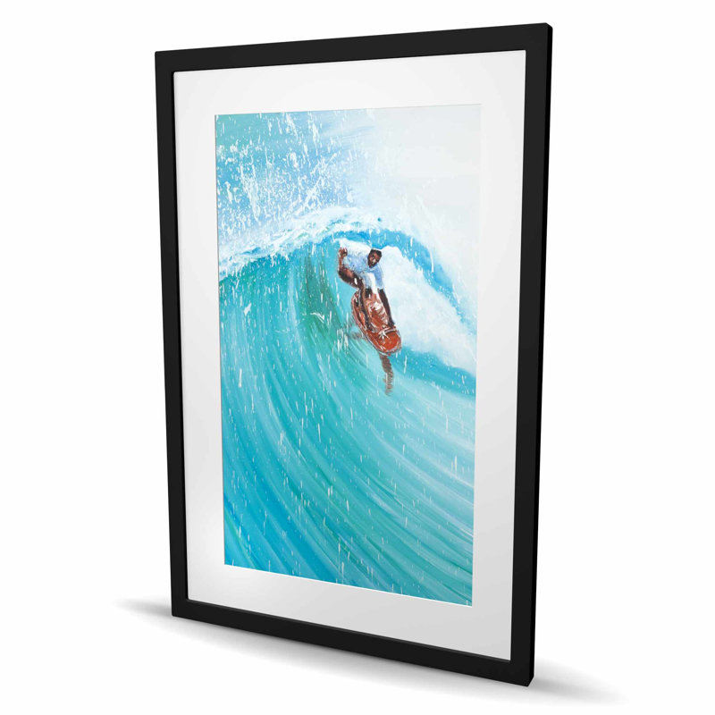 Impression de surfeur au milieu de la vague - Man Cave