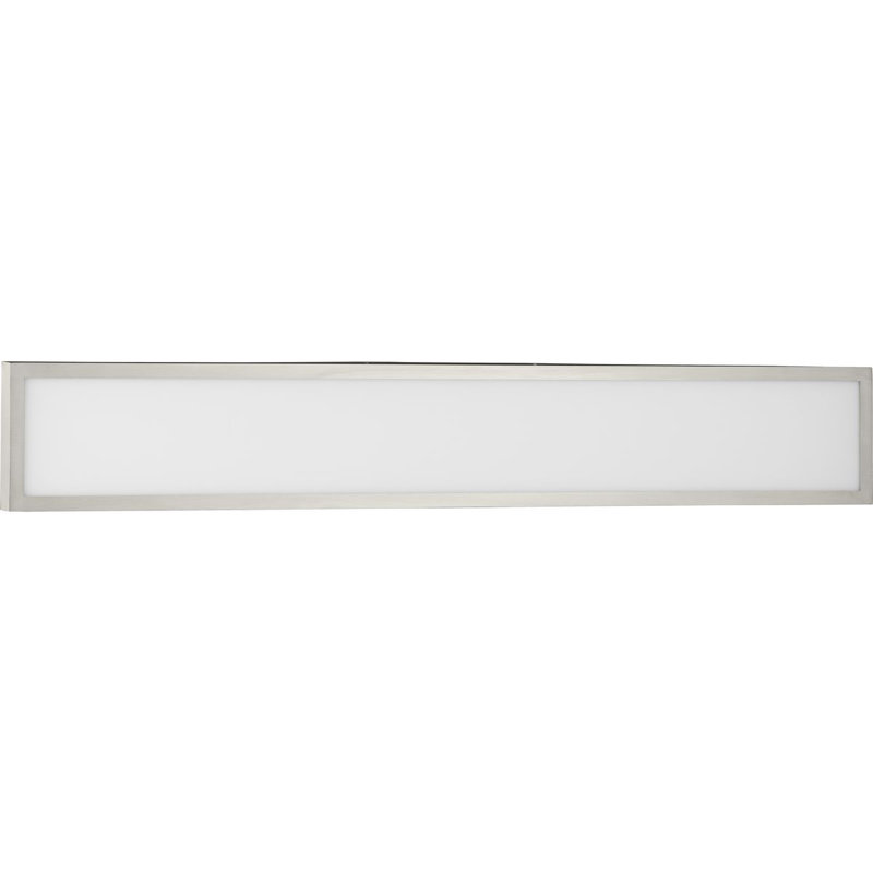 Éclairage pour meuble-lavabo à intensité variable à 1 lumière Arenijus, Nickel brossé