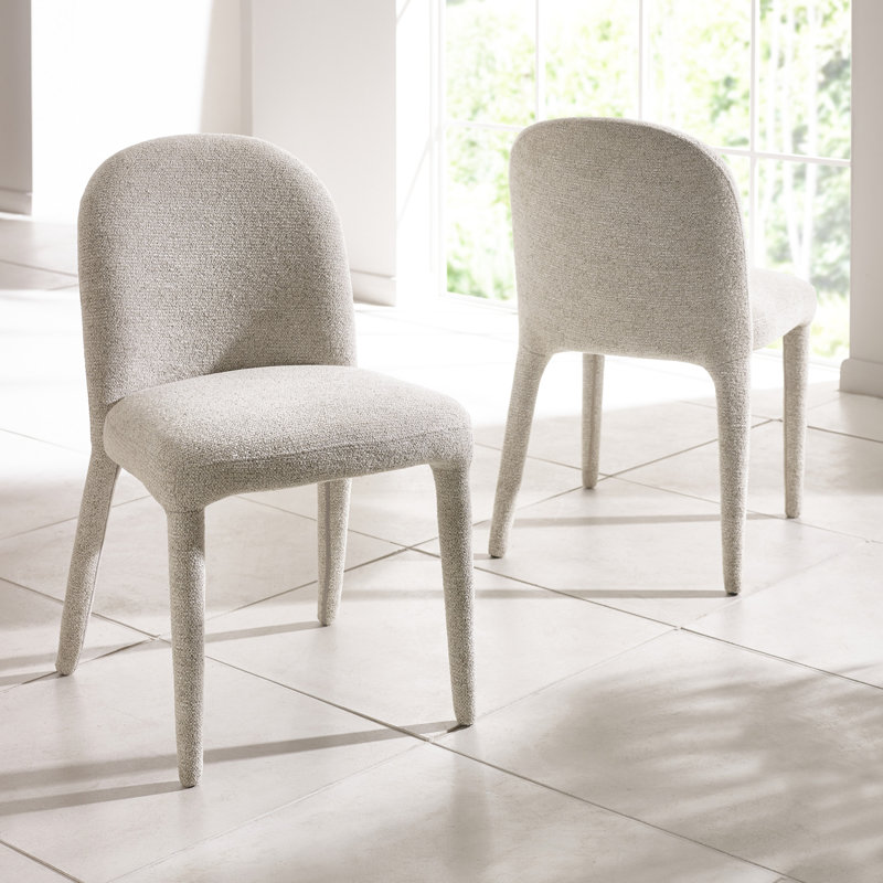 49.5cm H Upholstered Side Chair, Beige
