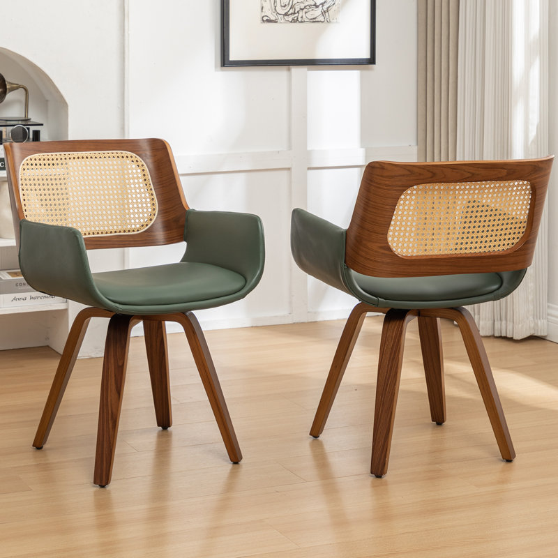 Sirkin Upholstered Dining Chair, Green