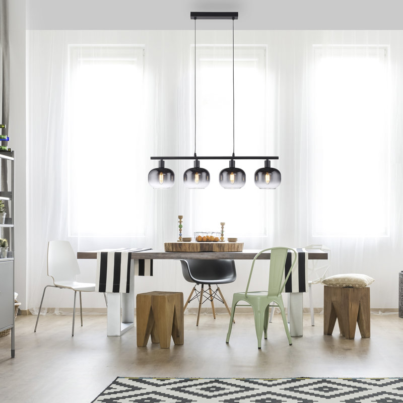 Latisa 4 - Light Black Kitchen Island Pendant