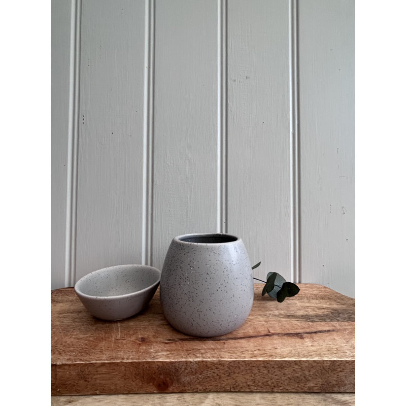 Ceramic Tabletop Wax Warmer, Grey