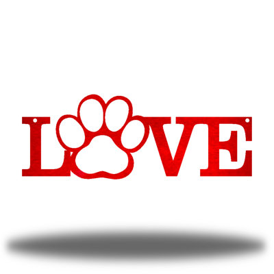 Décoration murale «Love Paw»