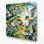 Art mural oiseaux en métal vert