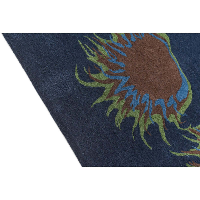 Tapis carré bleu marine Odenton
