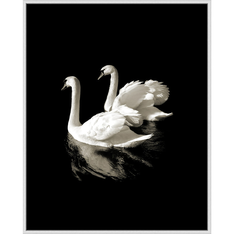 «Connie and Clyde», reproduction d'impression sur toile encadrée