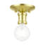 Plafonnier semi-encastré 1 lumière 5 po Grogan-158407237