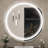 Lashonta Round Frameless Frontlit Bathroom Mirror with Stepless Brightness Adjustment, 3 Color Temperature & Defog Function-290134223